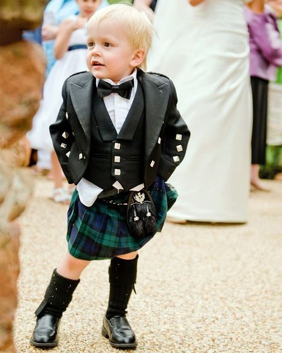 Black Watch Baby Kilt Outfit